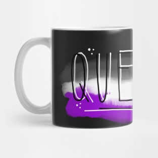 Queer! Asexual Flag! Mug